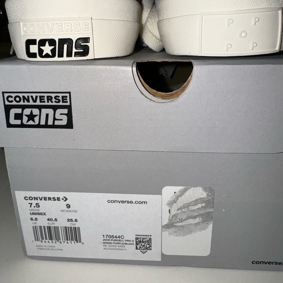 POP TRADING COMPANY X JACK PURCELL 'GRAND PURPLE' size M 7.5 W 9 - Picture 4 of 8